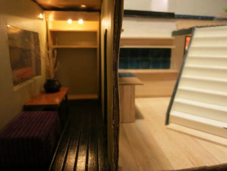 Hallen börjar ta form.